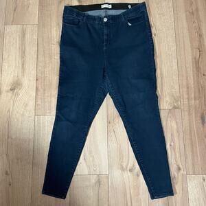 Eloquii Women's Dark Blue Jeans